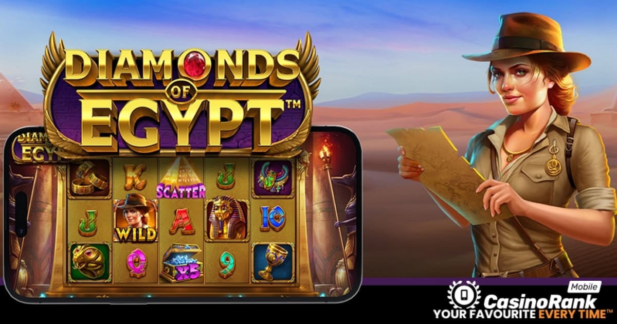 Pragmatic Play julkaisee Diamonds of Egypt -kolikkopelin, jossa on 4 jännittävää jättipottia